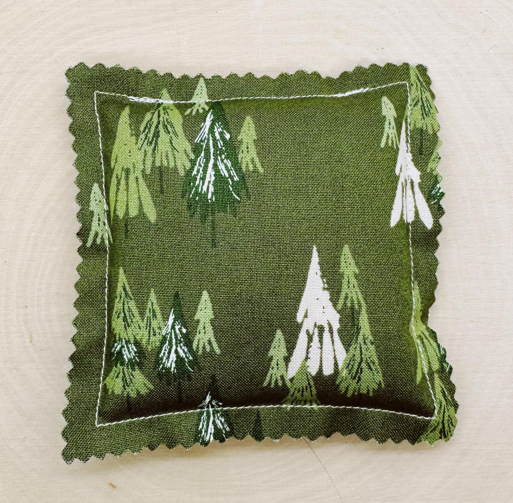 Handmade Balsam Fir Sachet Set, Great Joy Forest, Essential Oils