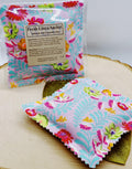 Fresh Linen Aromatherapy Sachet: Lavender, Peppermint & White Tea - Pink Floral Pouch