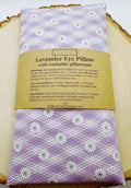 Handmade Lavender Eye Pillow: Weighted Flax Seed, Washable Cotton Cover