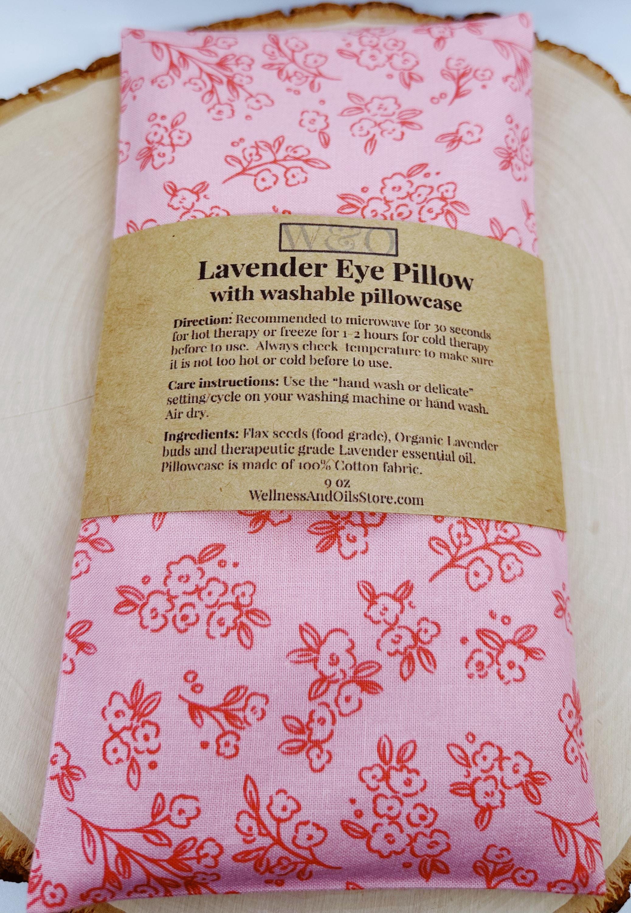 Handmade Lavender Eye Pillow: Weighted Cotton, Headache & Stress Relief