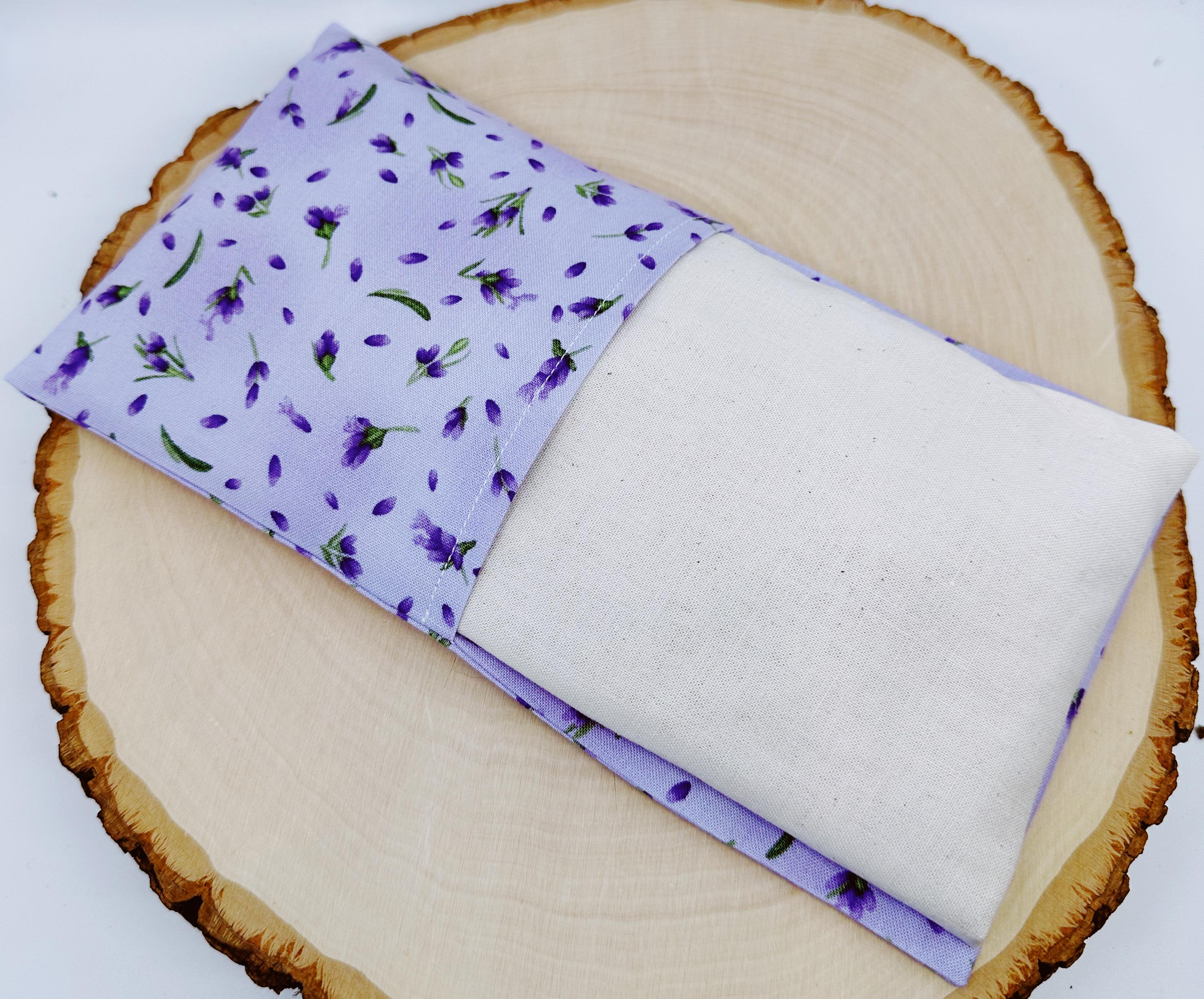 Handmade Lavender Eye Pillow: Weighted Cotton, Headache & Stress Relief