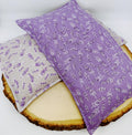 Lavender Flaxseed Comfort Pillow, Hot Cold Therapy Pack, Provence Lavender Gray or Purple