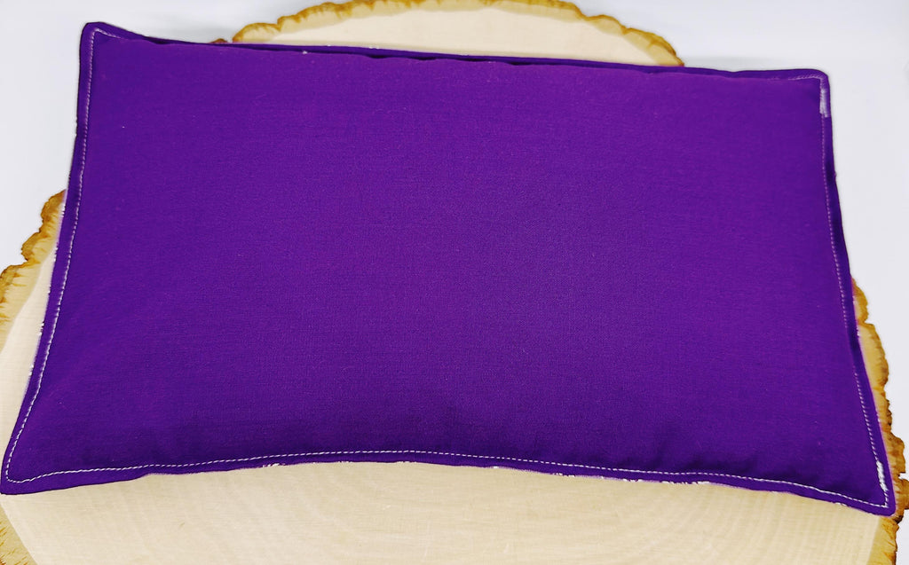 Lavender Flaxseed Comfort Pillow, Hot Cold Therapy Pack, Provence Lavender Gray or Purple